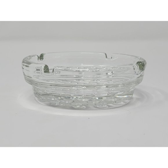 Libby Nob Hill Round Decorative Glass Ashtray - Picture 5 of 8